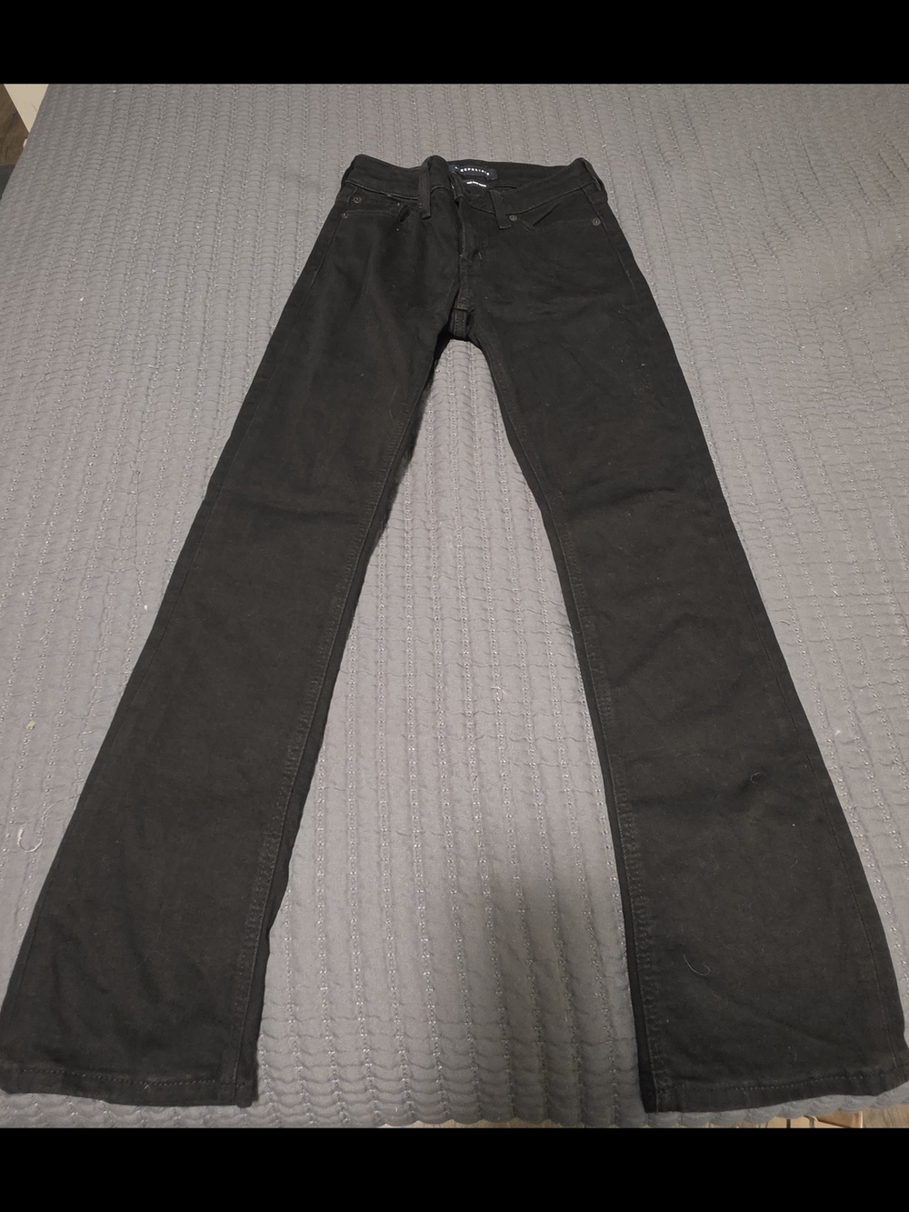 Aeropostale Black Mid Rise Boot Jeans